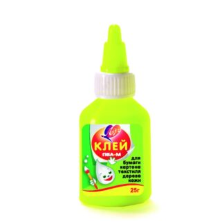 Клей ПВА-М  25гр Луч, желтый флакон, с дозатором