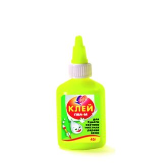 Клей ПВА-М  45гр Луч, желтый флакон, с дозатором