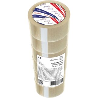 Клейкая лента упак. 48 ммx100м Attomex прозрачная, 45 мкм