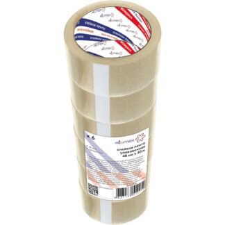 Клейкая лента упак. 48 ммx40м Attomex прозрачная, 38 мкм