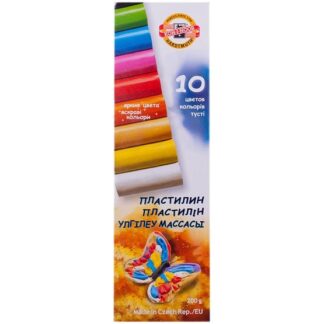 KOH-I-NOOR 131710 (10) Пластилин 10 цветов в картоне