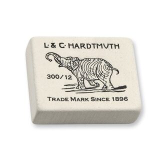 KOH-I-NOOR 300/12 Ластик мягкий для чернографитных карандашей, 12 шт/уп, картон