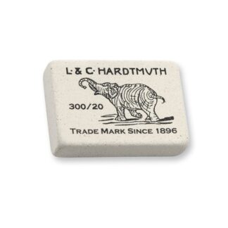 KOH-I-NOOR 300/20 Ластик мягкий для чернографитных карандашей, 20 шт/уп, картон