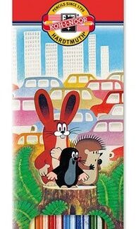 KOH-I-NOOR 3653 (18) Набор цветных карандашей "Крот", 18 цветов,  L=175 мм, в картоне