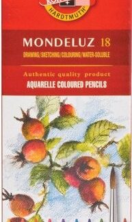 KOH-I-NOOR 3717 (18) Набор высококачественных акварельных  цветных карандашей "Mondeluz", 18 цветов, в картонной  коробке