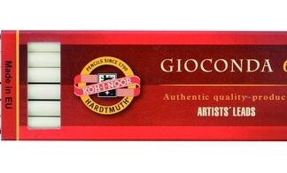 KOH-I-NOOR 4371 (06) Белые художественные мелки "Gioconda", L=120 мм, D=5.6 мм, 6 шт/уп
