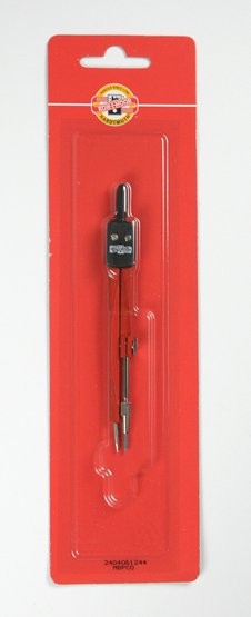 KOH-I-NOOR 4506 Циркуль металлический разноцветный, в блистере, для начальных классов