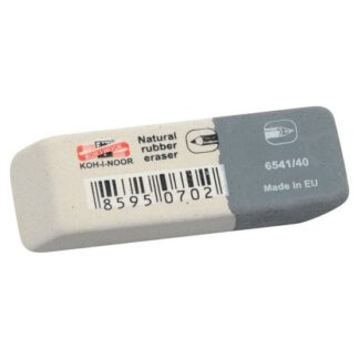 KOH-I-NOOR 6541/40 Комбинированный универсальный ластик, 40 шт/уп, картон