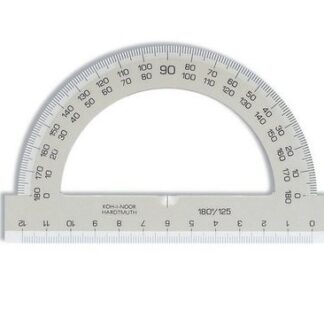 KOH-I-NOOR 746239 Транспортир 180 градусов, тип 180/125, пластик