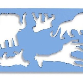 KOH-I-NOOR 749060 Трафарет зверей IV- Лев, 253х127х2 мм