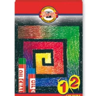 KOH-I-NOOR 8312 (12) Набор масляной пастели Gioconda, 12 цветов  L=60 мм, D=9 мм