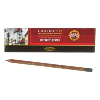 KOH-I-NOOR 8820/17 (12) Карандаш пастельный художественный "Gioconda", 12шт/уп, серый металлический