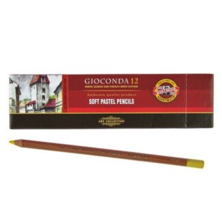 KOH-I-NOOR 8820/2 (12) Карандаш пастельный художественный "Gioconda", 12шт/уп, хром жёлтый