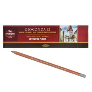 KOH-I-NOOR 8820/44 (12) Карандаш пастельный художественный "Gioconda", 12шт/уп, серый мышиный