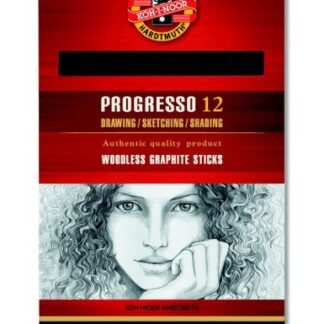 KOH-I-NOOR 8911/2B (12) Чернографитный карандаш в лаке "Progresso", L=153 мм, 12 шт/уп.