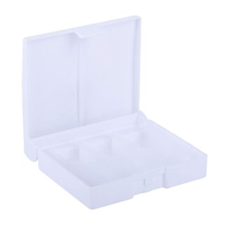 Коробка под акварель 12 цв. пластик