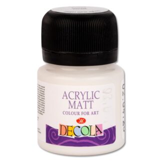 Краска акриловая  20мл Декола мат, Белая