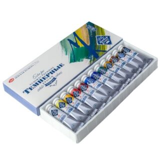 Краски 12цв темперные Мастер Класс по 18 мл картон