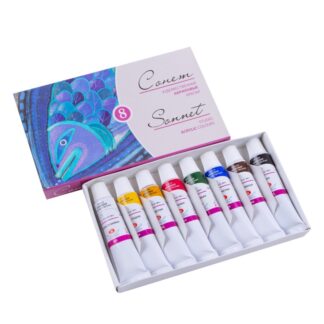 Краски акриловые  8цв Сонет по 10мл