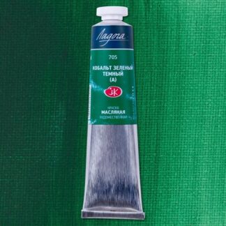 Краски масляные Ладога 46 мл Кобальт зеленый темный (А)