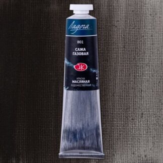 Краски масляные Ладога 46 мл Сажа газовая