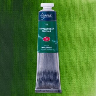 Краски масляные Ладога 46 мл Виридоновая зеленая