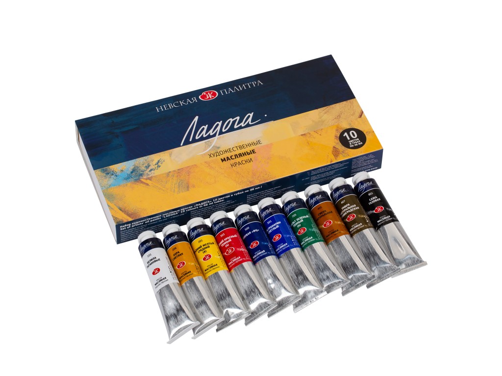 Ладога Набор масло картон, 10 шт х46мл