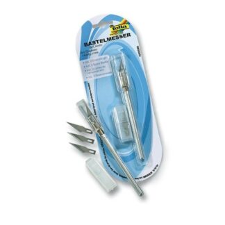 Макетный нож FOLIA с тремя сменными лезвиями