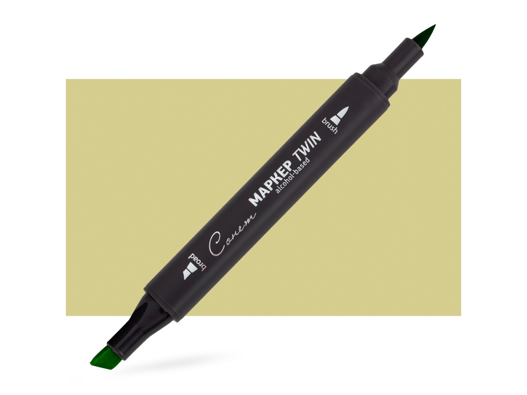 Маркер спиртовой Сонет Twin Brush, анис