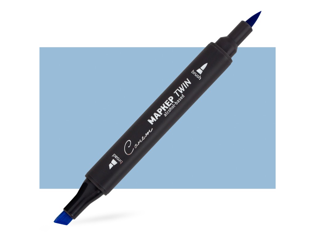 Маркер спиртовой Сонет Twin Brush, голубое небо