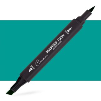 Маркер спиртовой Сонет Twin Brush, изумрудный светлый
