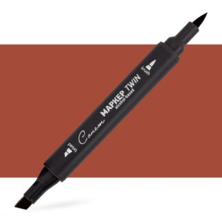 Маркер спиртовой Сонет Twin Brush, коричневый