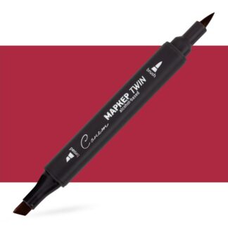 Маркер спиртовой Сонет Twin Brush, красный старый