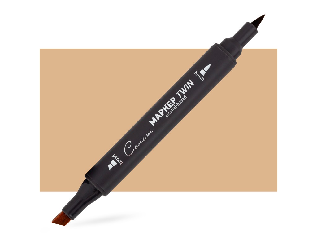 Маркер спиртовой Сонет Twin Brush, морин