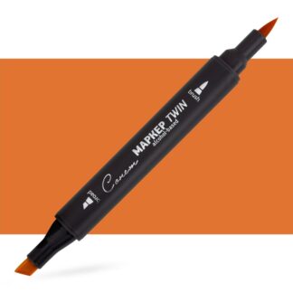 Маркер спиртовой Сонет Twin Brush, охра жёлтая темная