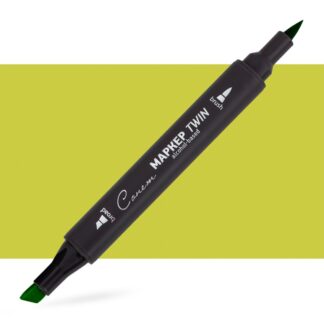 Маркер спиртовой Сонет Twin Brush, шартрез зелёный