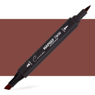 Маркер спиртовой Сонет Twin Brush, шоколадный