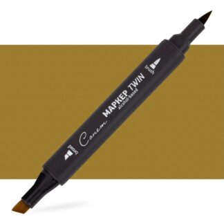 Маркер спиртовой Сонет Twin Brush, сиена натуральная светлая