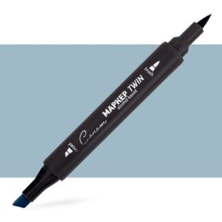Маркер спиртовой Сонет Twin Brush, сине-серый 3