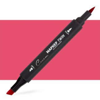 Маркер спиртовой Сонет Twin Brush, вишнево-розовый