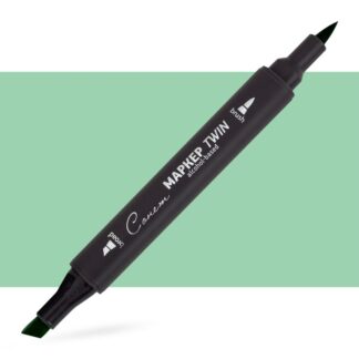 Маркер спиртовой Сонет Twin Brush, зелёное стекло