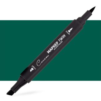 Маркер спиртовой Сонет Twin Brush, зелёный мох