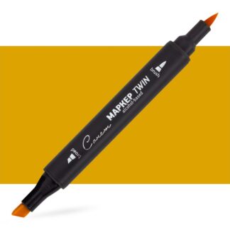 Маркер спиртовой Сонет Twin Brush, жёлтая дыня
