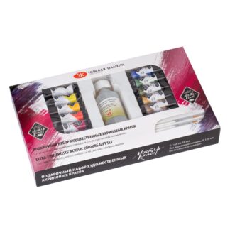 Мастер-Класс Набор акрил «Подарочный» картон, 12 шт х18 мл