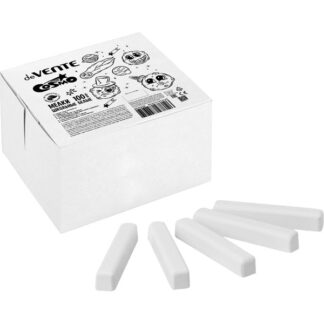 Мелки школьные "deVENTE. Cosmo" прямоугольные белые 100 шт в картонной коробке