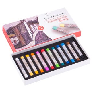 Набор художественной пастели Сонет, 12 цв.