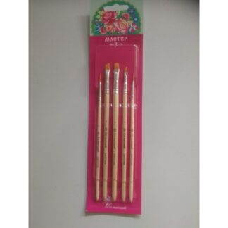 Набор кистей 5шт "Мастер-3-Жостово" АртАвангард