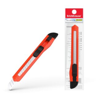 Нож канцелярский Erich KrauseR Standard 9мм c механической фиксацией лезвия