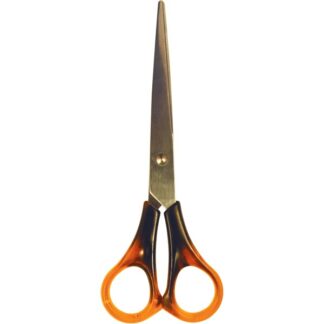 Ножницы 20см Attomex Amber пластиковые янтарные кольца, в ПВХ чехле