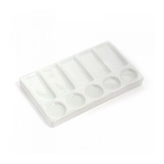 Палитра фарфор, прямоуг., 11х19 см,10 ячеек Сонет